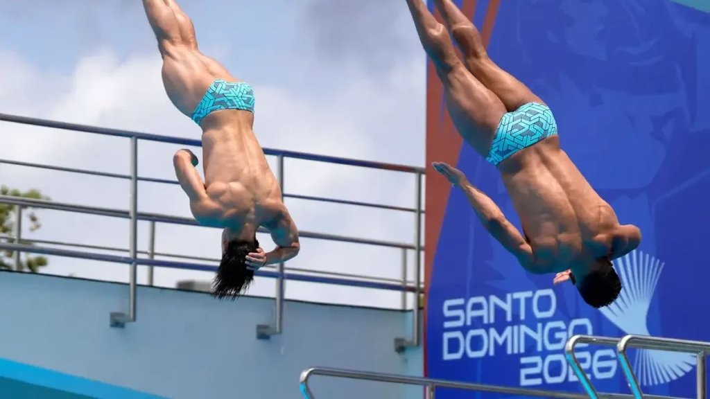 México logra paso perfecto y arrasa con el oro en clavados de Santo Domingo 2026