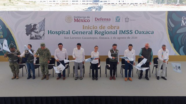 Sheinbaum arranca la obra de la Ciudad Salud Ñuu tata
