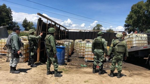 Golpe al huachicol: caen cuatro centros de procesamiento en San Luis Potosí, Hidalgo y Morelos
