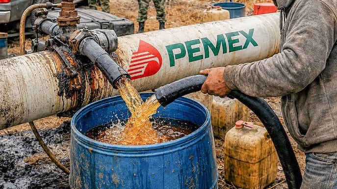Pemex pierde 100 millones de pesos al día por el repunte del huachicol