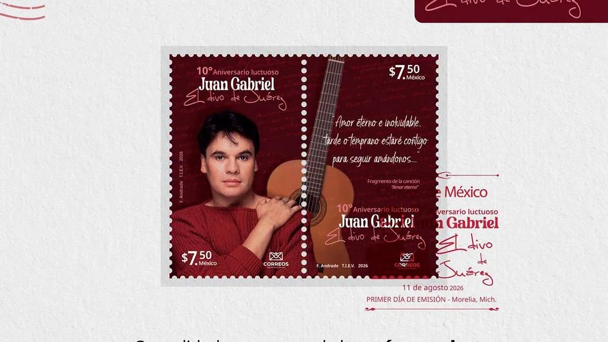Lanza Correos estampillas de Juan Gabriel: dónde y cómo comprarlas