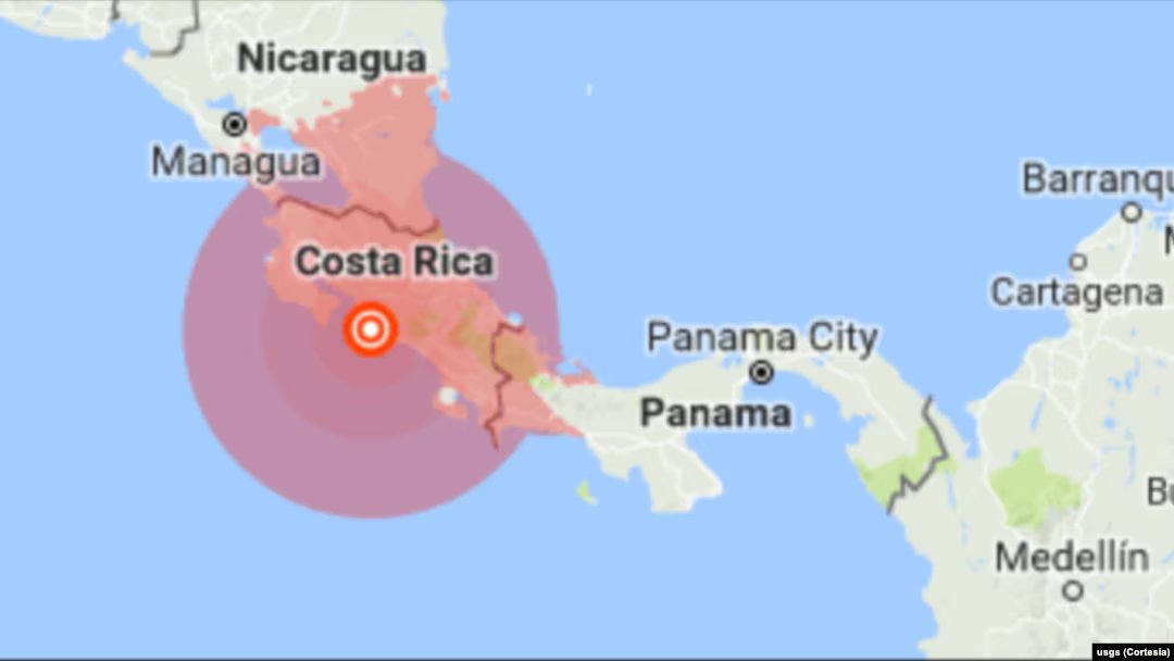 Doble sismo sacude a Costa Rica en la madrugada